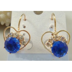 Pendientes chapados con...