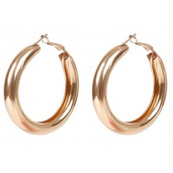 Pendientes argolla chapados