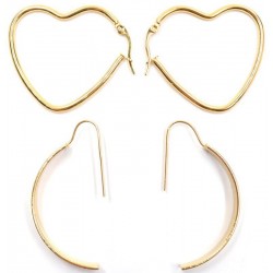 Pendientes de mujer dorados...