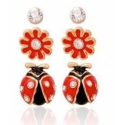 Pendientes con mariquitas (3)