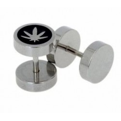 Pendientes de acero unisex...