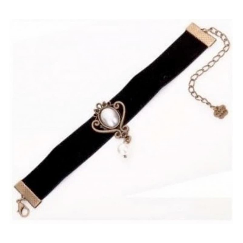 Pulsera de tela suave para mujer con cierre ajustable y diseño de colores vivos de nuestra sección outlet.