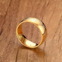 Anillo musulmán dorado -...