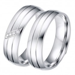 Alianzas de boda de acero...