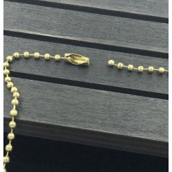 Collar para mujer con árbol de la vida en bronce envejecido con cadena de bolitas