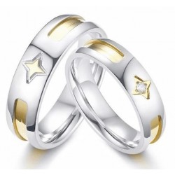 Anillo de compromiso de dos...