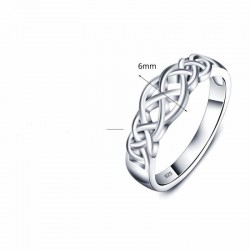 Anillos diseño celta fabricado en plata de ley 925