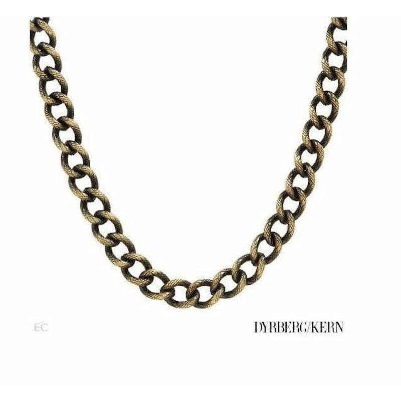 Collar femenino de la colección Kaleidoscope de Dyrberg/Kern con diseño entrelazado en dos tonos