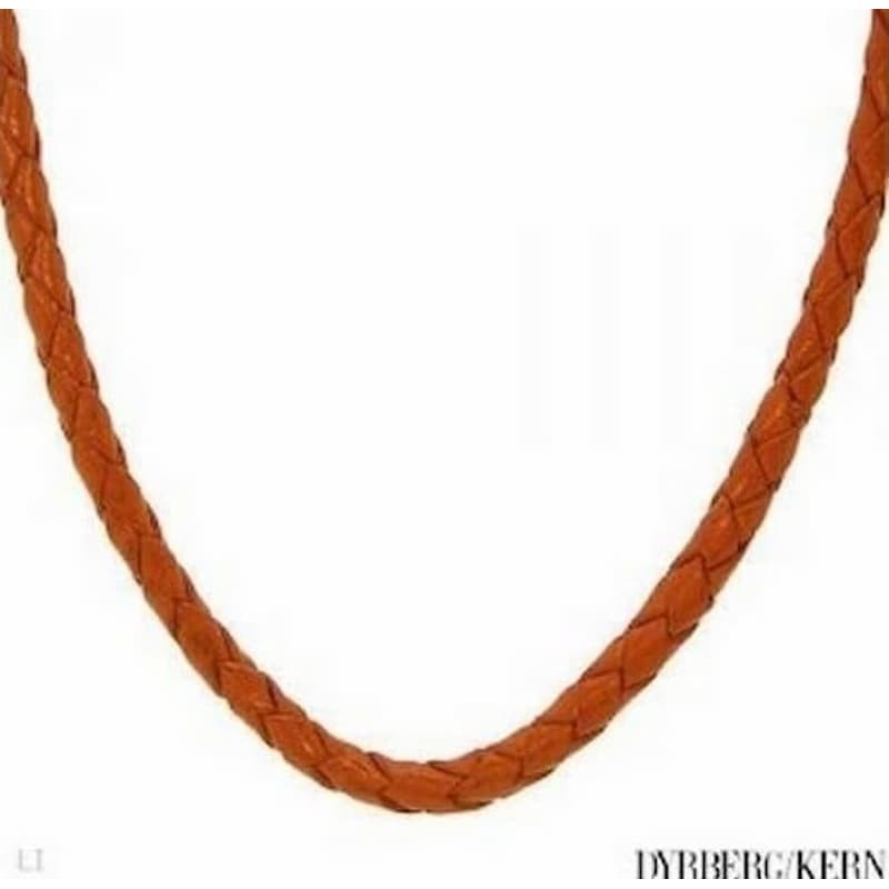 Collar largo para mujer de piel y cristales colección Kaleidoscope de Dyrberg/Kern