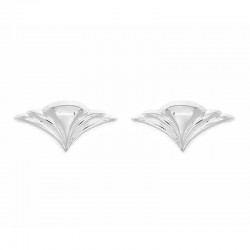 Pendientes pequeños de botón en plata de primera ley 925 con diseño discreto y acabado brillante.