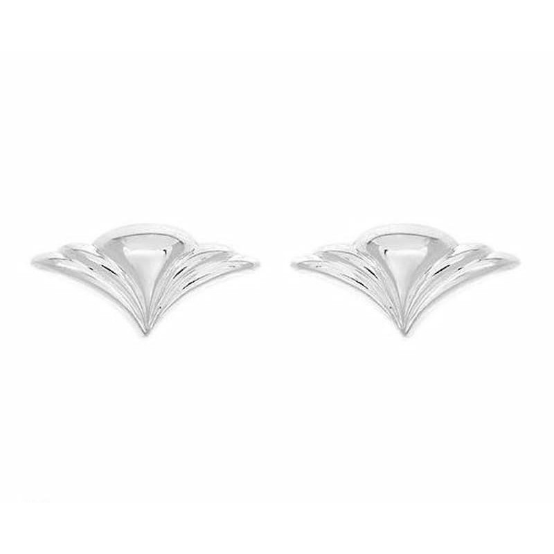 Pendientes pequeños de botón en plata de primera ley 925 con diseño discreto y acabado brillante.