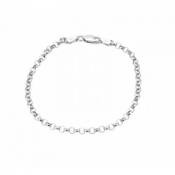 Joya versátil de plata de ley 925 ajustable para usar como pulsera de muñeca o tobillera.