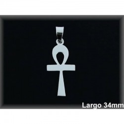 Colgante de plata de ley 925 con la forma de la cruz egipcia Ankh, símbolo de la vida eterna.