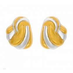 Pendientes elegantes fabricados en plata de ley 925 con un lujoso chapado en oro de 18 quilates.