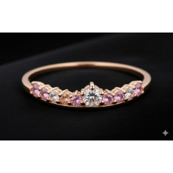 Pulsera de mujer bañada en oro