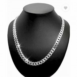 Collar cadena de acero inoxidable para hombre de 9 mm de ancho