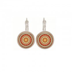 Pendientes con diseño de mandala