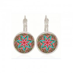 Pendientes con símbolo mandala