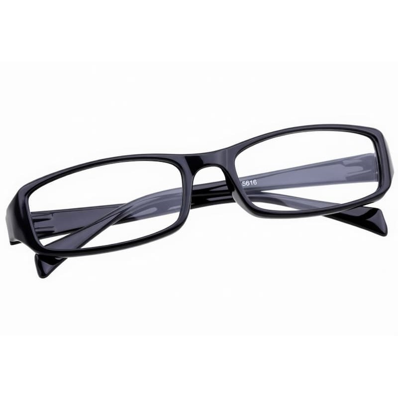 Gafas de lectura color negro de 2 dioptrías, distancia entre patillas 13 centímetros, sin funda