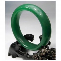 Pulsera de bolas de jade verde oscuro reconstituido, joyería con piedras naturales para mujer.