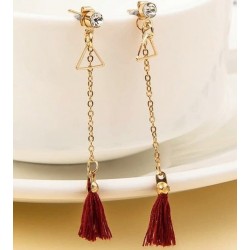 pendientes-mujer-colgante-borla-oro-bisuteria-outlet