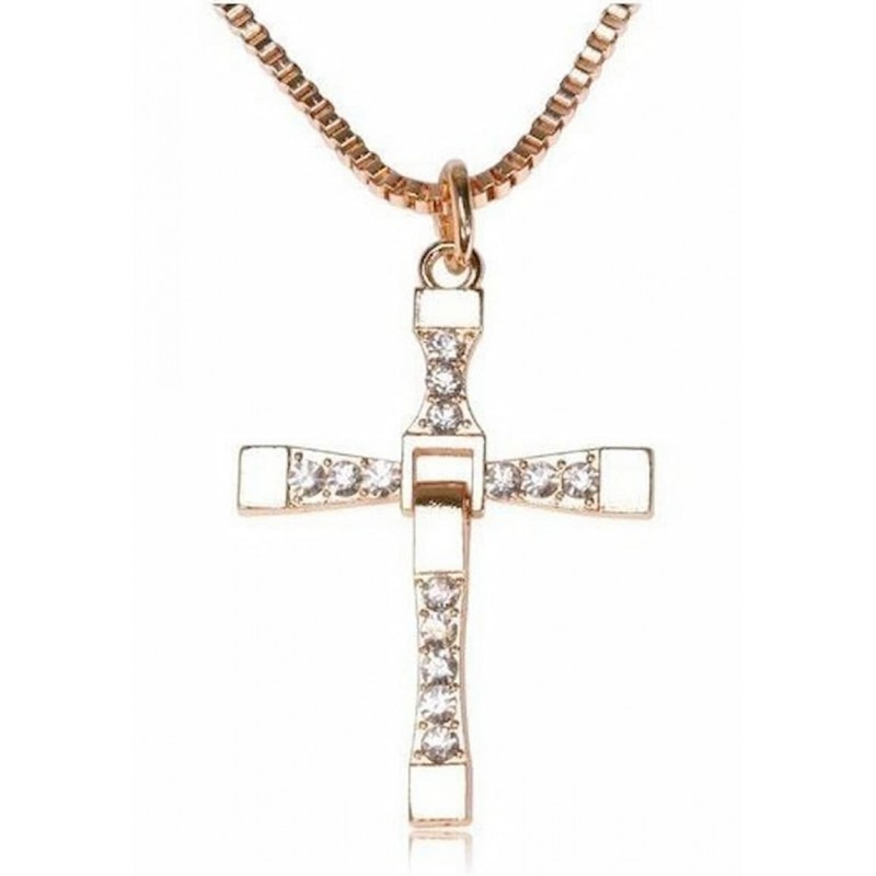 collar-unisex-cruz-catolica-acero-dorado-cristal-blanco