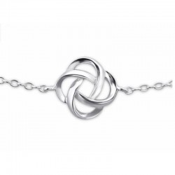 Pulsera de mujer diseño celta fabricada en plata fina para mujer