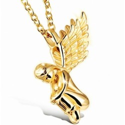 collar-unisex-angel-suerte-acero-chapado-oro