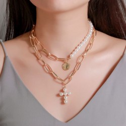 Collar doble capa con...