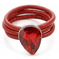 anillo-piel-mujer-con-piedra-roja
