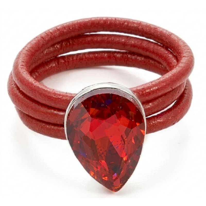 anillo-piel-mujer-con-piedra-roja