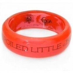 Pulsera de mujer con eslabones y detalles en color rojo intenso de inspiración en marcas americanas.