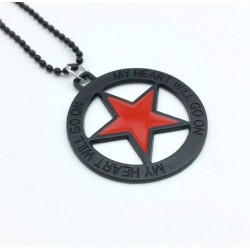 collar-unisex-colgante-estrella-acero-esmalte