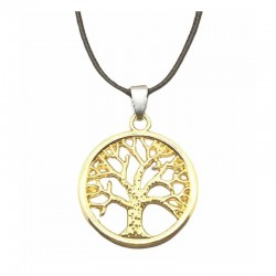 Collar con colgante circular del Árbol de la Vida