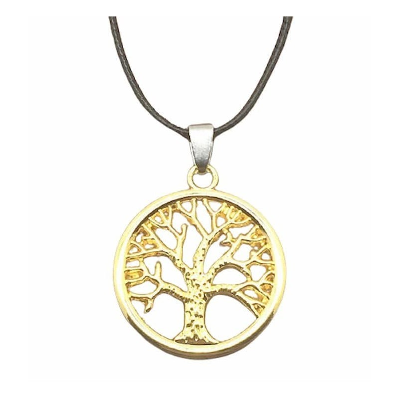 Collar con colgante circular del Árbol de la Vida