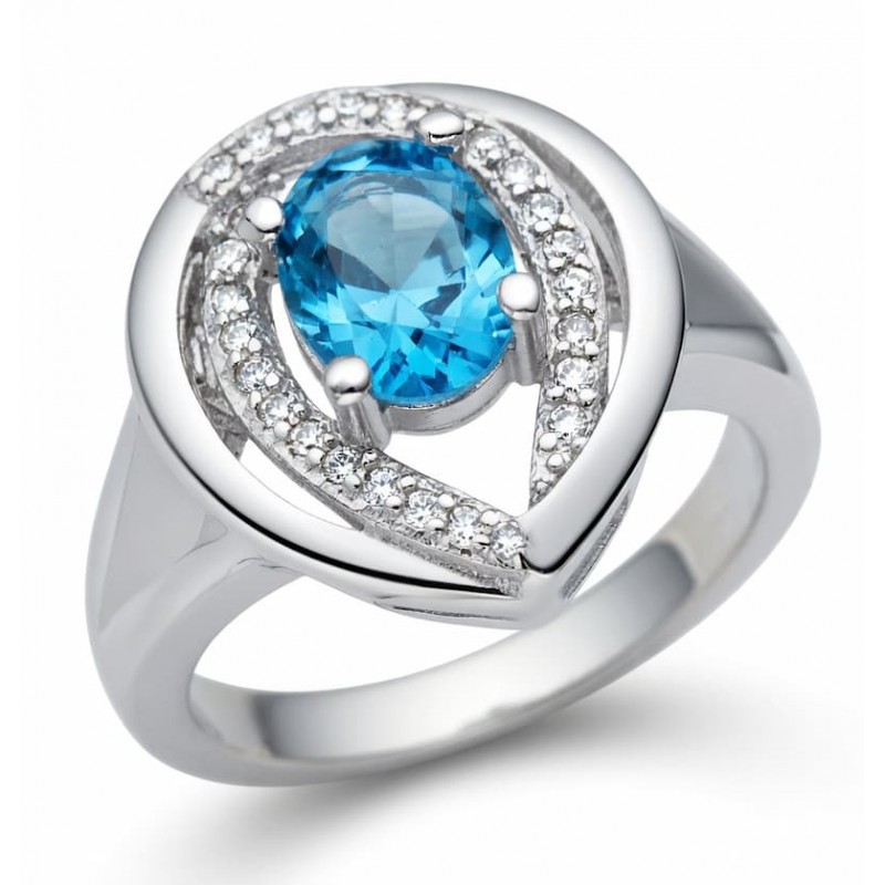 anillo-mujer-acero-piedra-azul-brillante