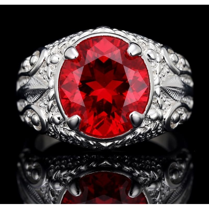 Anillo solitario para mujer con gran piedra
