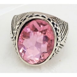 Anillo de acero inoxidable con diseño vintage
