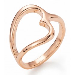 Anillo para mujer en tono dorado rosa