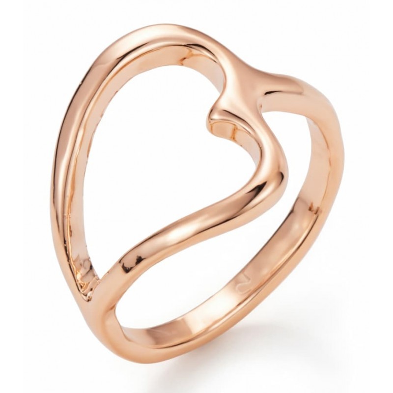 Anillo para mujer en tono dorado rosa
