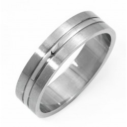 Anillo de acero inoxidable antialérgico
