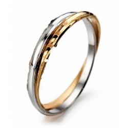 Anillo doble fabricado en acero inoxidable