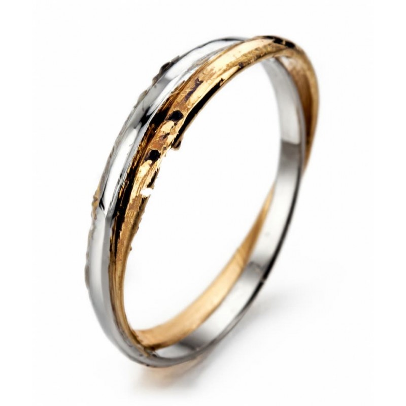 Anillo doble fabricado en acero inoxidable