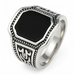 Anillo ancho de acero inoxidable