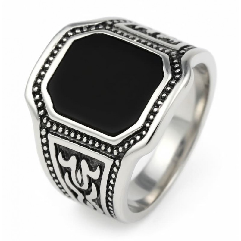 Anillo ancho de acero inoxidable