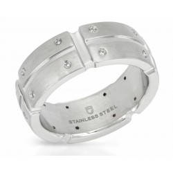 Anillo para hombre de acero inoxidable 316L