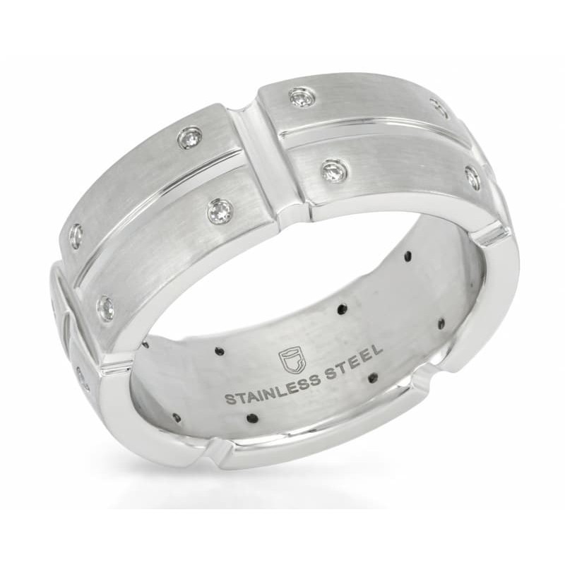 Anillo para hombre de acero inoxidable 316L