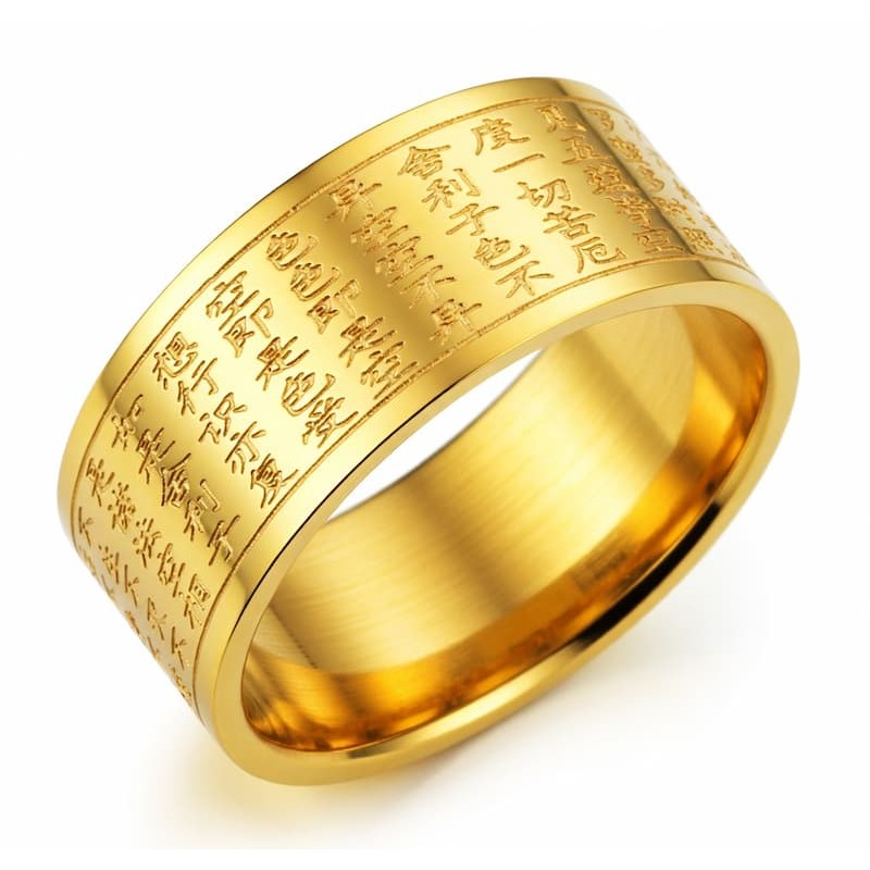 Anillo para mujer con diseño de inspiración budista