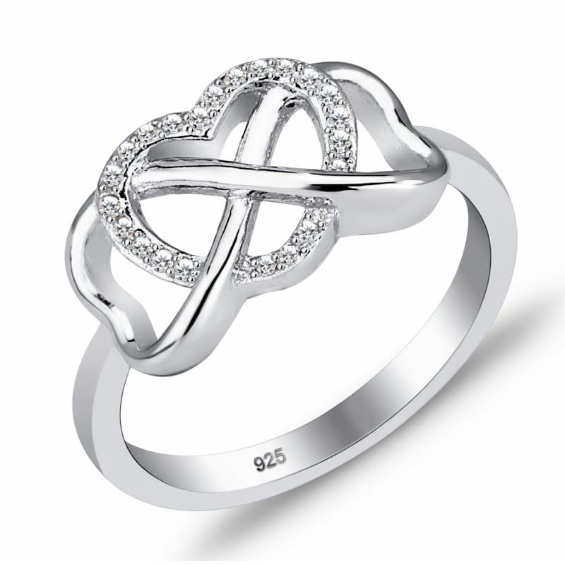 Anillo de plata 925 con simbolo infinito