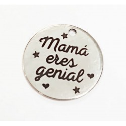 collar de acero inoxidable para mamá